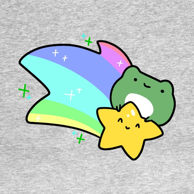 Rainbow Shooting Star Frog by saradaboru